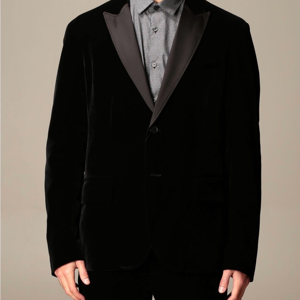 Armani Exchange Men Black Blazer 36